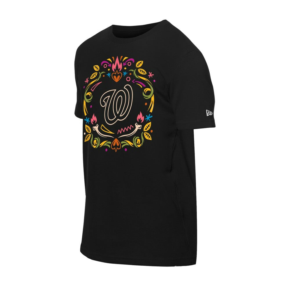 Washington Nationals New Era Día de los Muertos T-Shirt - Black T-shirts