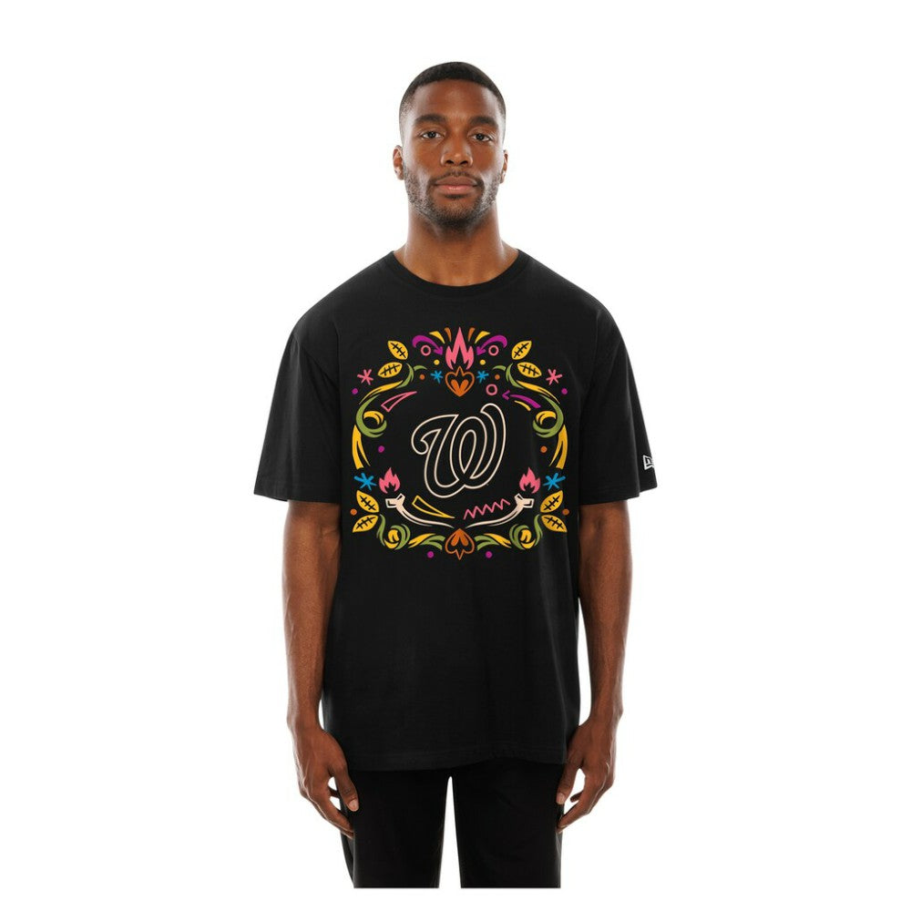Washington Nationals New Era Día de los Muertos T-Shirt - Black T-shirts