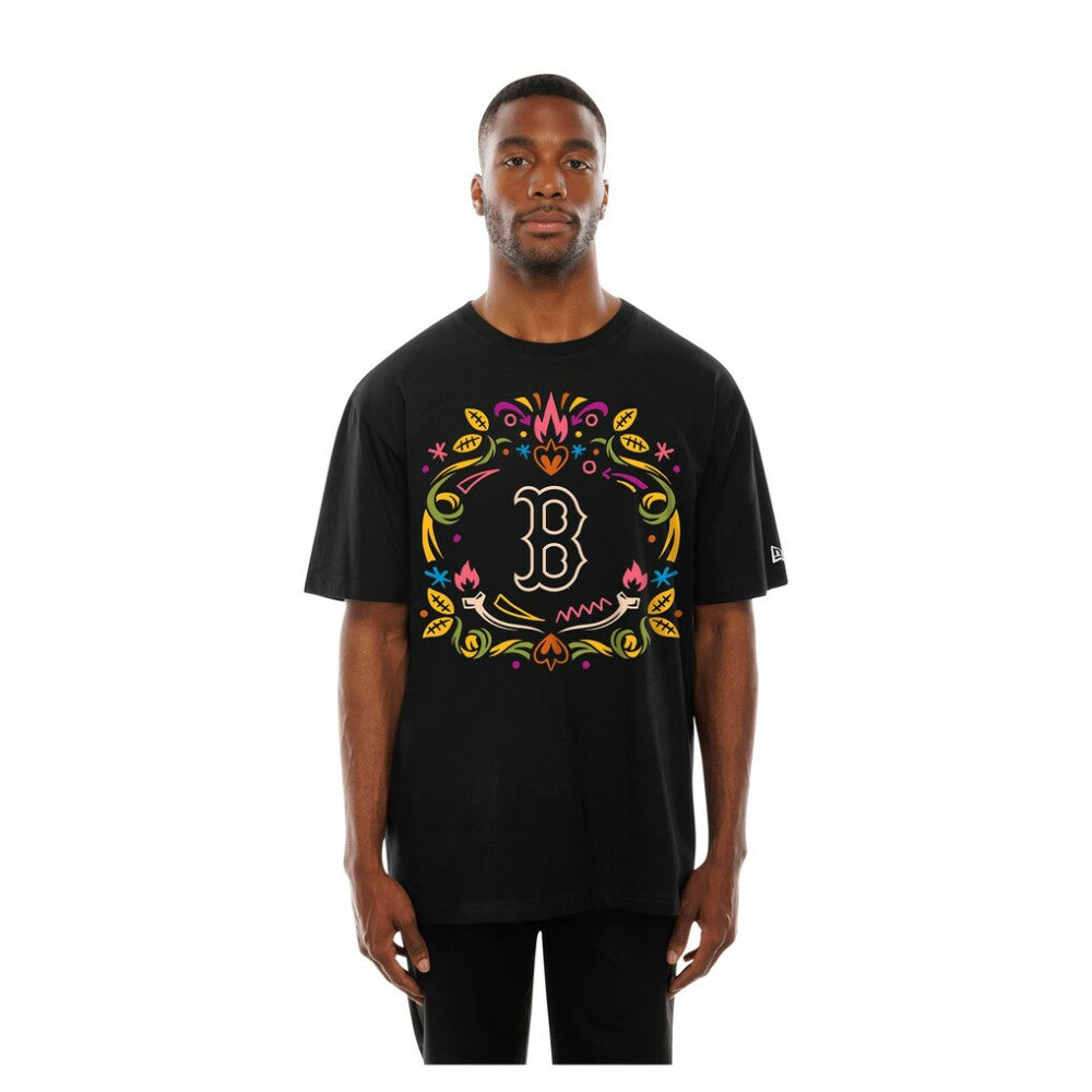 Boston Red Sox New Era Día de los Muertos T-Shirt - Black T-shirts