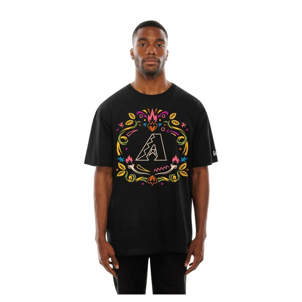 Arizona Diamondbacks New Era Día de los Muertos T-Shirt - Black T-shirts