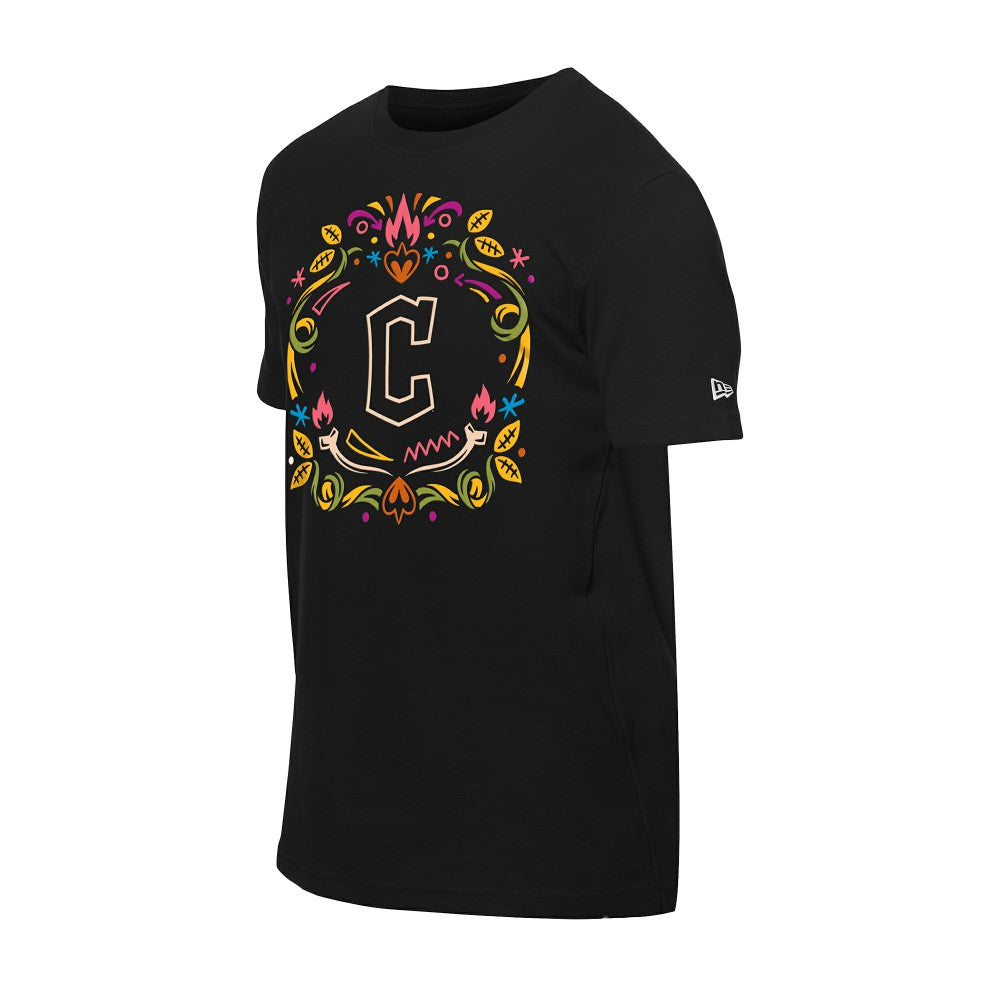 Cleveland Guardians New Era Día de los Muertos T-Shirt - Black T-shirts