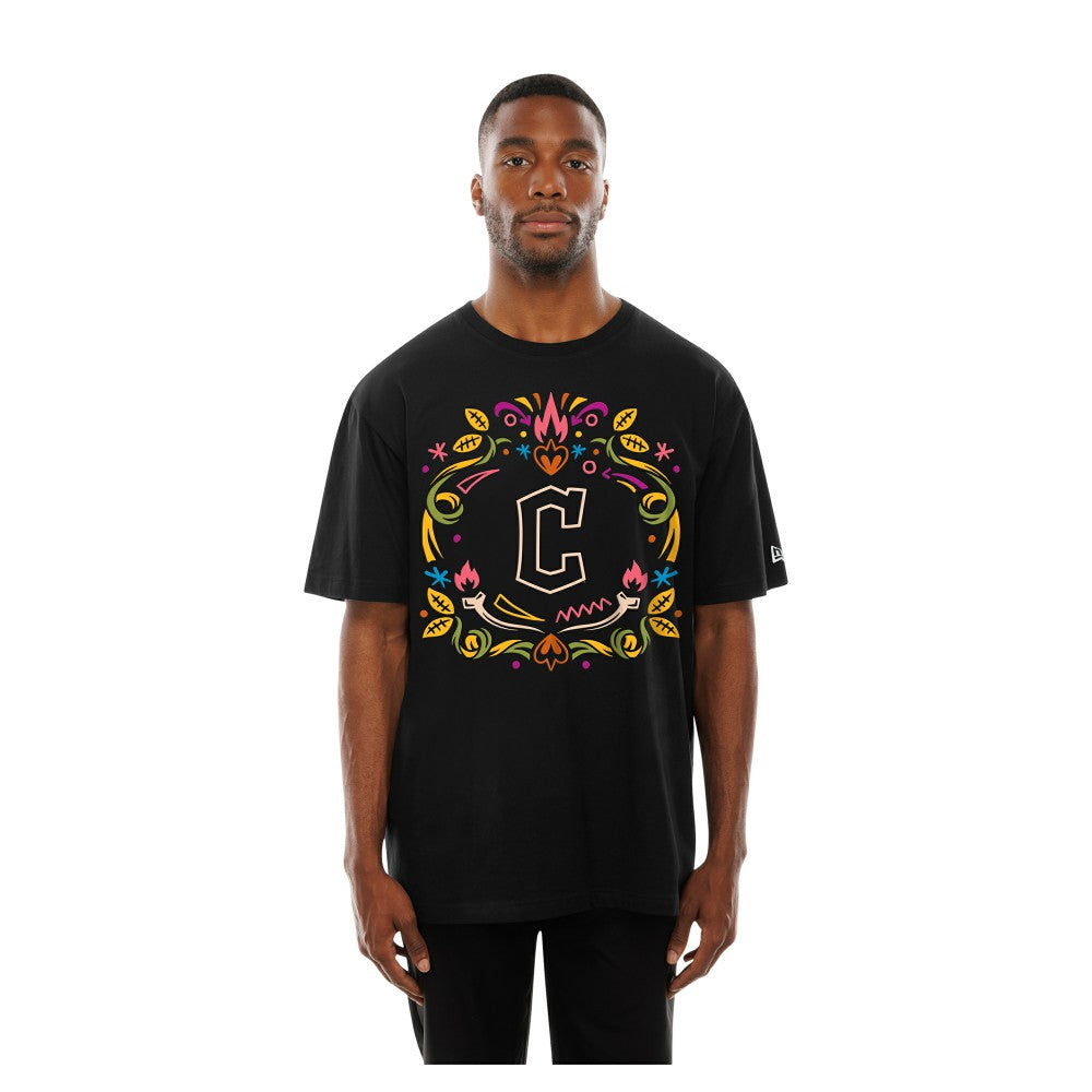 Cleveland Guardians New Era Día de los Muertos T-Shirt - Black T-shirts