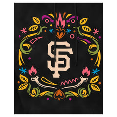 San Francisco Giants New Era Día de los Muertos Brushed Fleece Hoodie - Black Hoodies