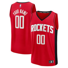 Houston Rockets Fast Break Custom Jersey Icon Edition Red - Fanatics