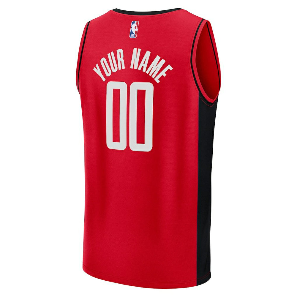 Houston Rockets Fast Break Custom Jersey Icon Edition Red - Fanatics