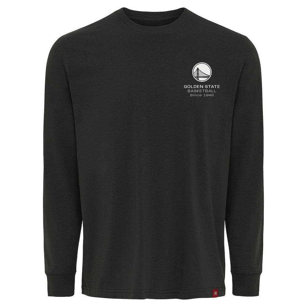 Golden State Warriors Sportiqe Unisex Athletic Club Collection Sherwood Relaxed Fit Premium Long-Sleeve T-Shirt Anthracite
