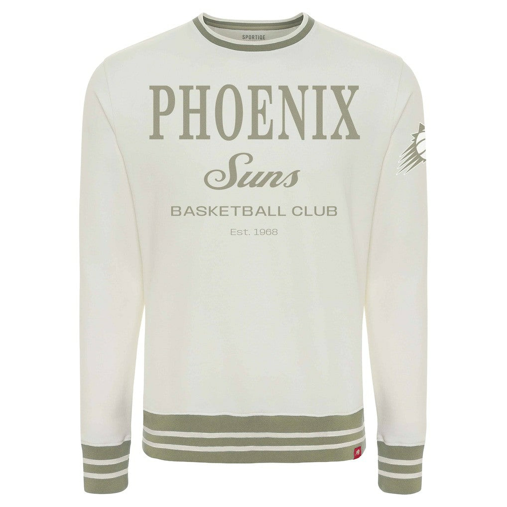 Phoenix Suns Sportiqe Unisex Athletic Club Collection Ellington Premium Sweatshirt Cream