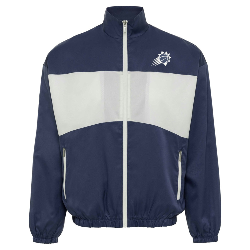 Phoenix Suns Sportiqe Unisex Athletic Club Collection Senna Premium Lightweight Full-Zip Jacket Blue