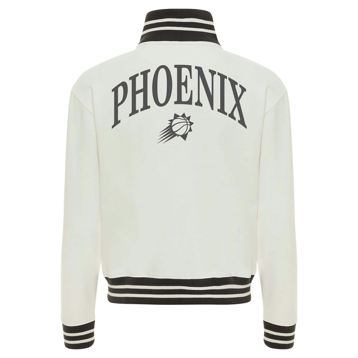 Phoenix Suns Sportiqe Women's Athletic Club Collection Sutton French Terry Full-Zip Jacket Cream