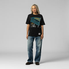 Jacksonville Jaguars Women's Team Dynamic Boyfriend T-Shirt - Black T-shirts