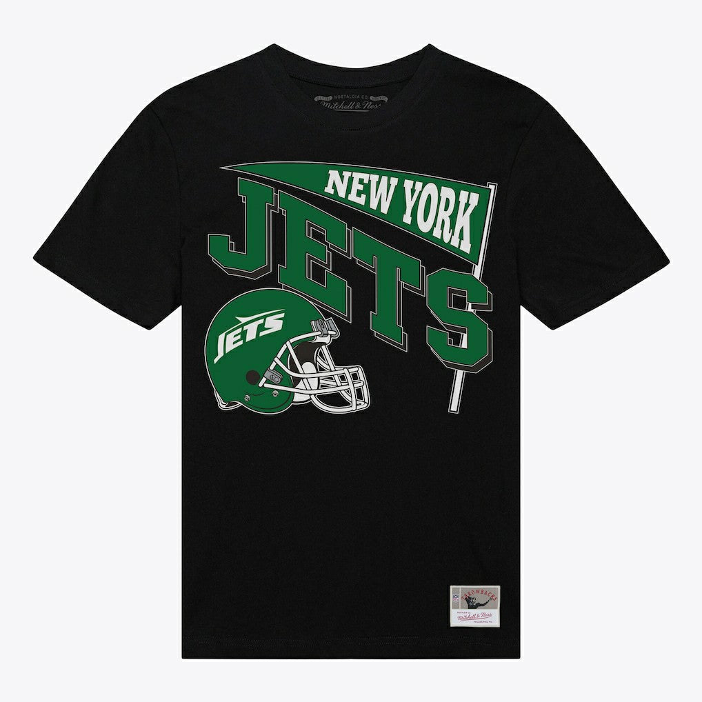 New York Jets Women's Team Dynamic Boyfriend T-Shirt - Black T-shirts