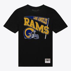 Los Angeles Rams Women's Team Dynamic Boyfriend T-Shirt - Black T-shirts