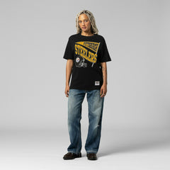 Pittsburgh Steelers Women's Team Dynamic Boyfriend T-Shirt - Black T-shirts