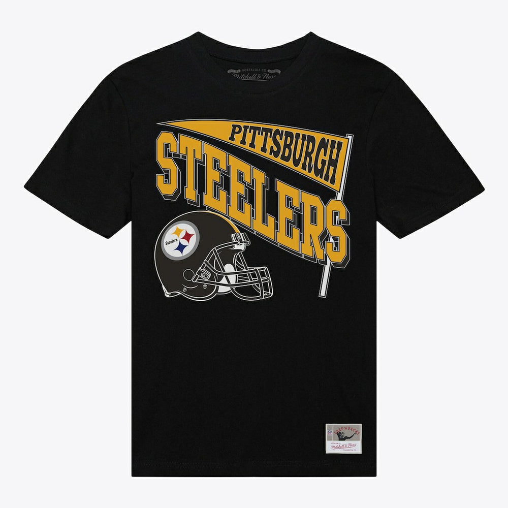 Pittsburgh Steelers Women's Team Dynamic Boyfriend T-Shirt - Black T-shirts