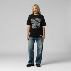 Las Vegas Raiders Women's Team Dynamic Boyfriend T-Shirt - Black T-shirts