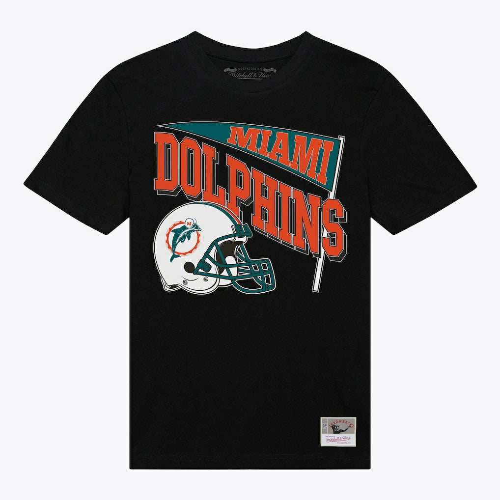 Miami Dolphins Women's Team Dynamic Boyfriend T-Shirt - Black T-shirts