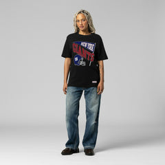 New York Giants Women's Team Dynamic Boyfriend T-Shirt - Black T-shirts
