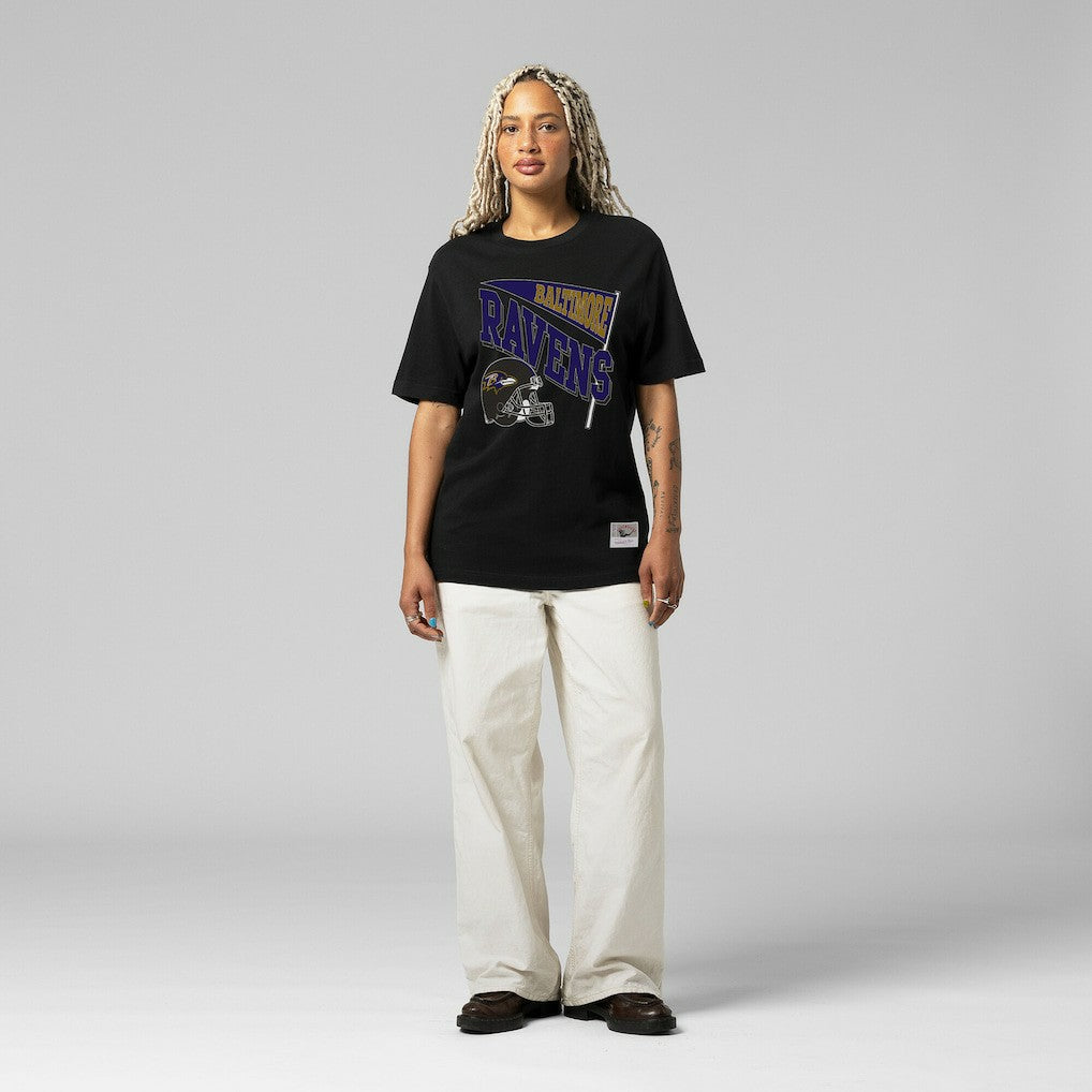 Baltimore Ravens Women's Team Dynamic Boyfriend T-Shirt - Black T-shirts