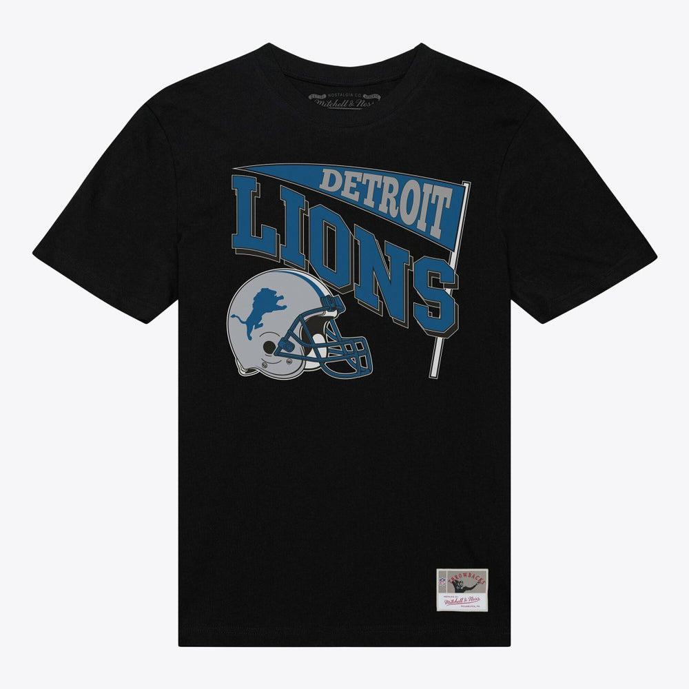 Detroit Lions Women's Team Dynamic Boyfriend T-Shirt - Black T-shirts