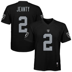 Ashton Jeanty Las Vegas Raiders Youth Replica Player Jersey - Black Jerseys