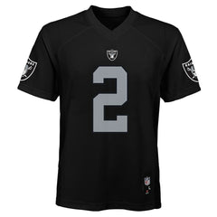 Ashton Jeanty Las Vegas Raiders Youth Replica Player Jersey - Black Jerseys