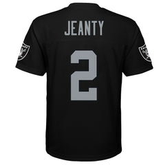 Ashton Jeanty Las Vegas Raiders Youth Replica Player Jersey - Black Jerseys