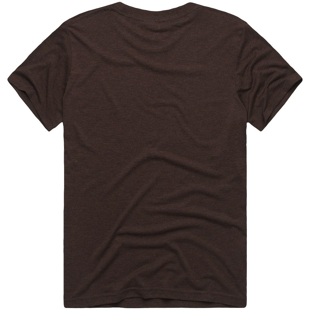 Cleveland Browns Homage x The Simpsons Unisex Tri-Blend T-Shirt - Brown T-shirts