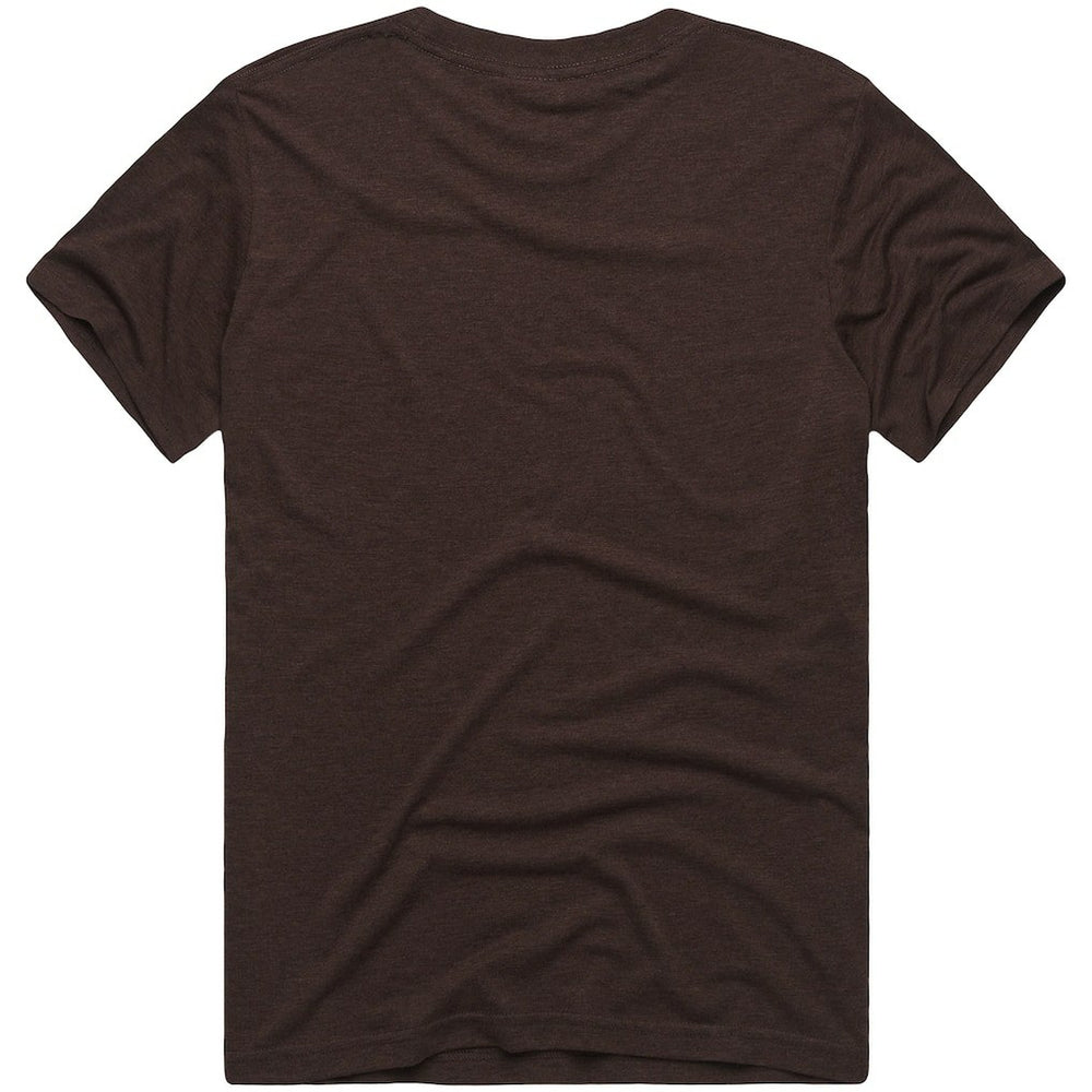 Cleveland Browns Homage x The Simpsons Unisex Tri-Blend T-Shirt - Brown T-shirts