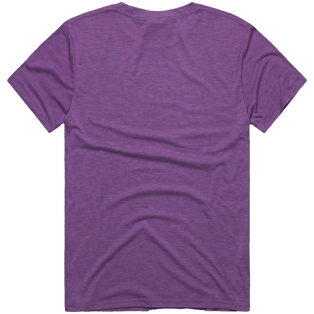 Baltimore Ravens Homage x The Simpsons Unisex Tri-Blend T-Shirt - Purple T-shirts