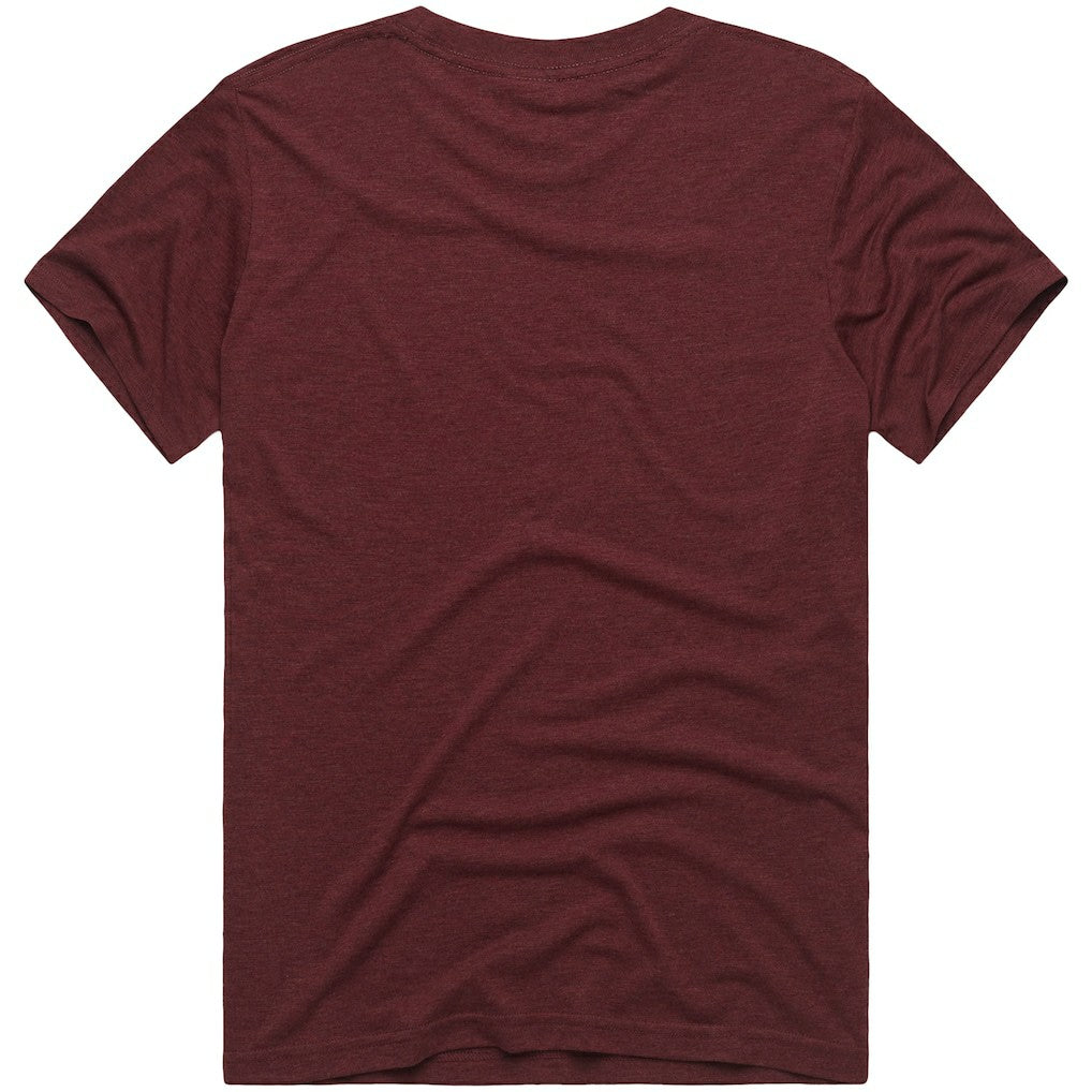 Washington Commanders Homage x The Simpsons Unisex Tri-Blend T-Shirt - Burgundy T-shirts