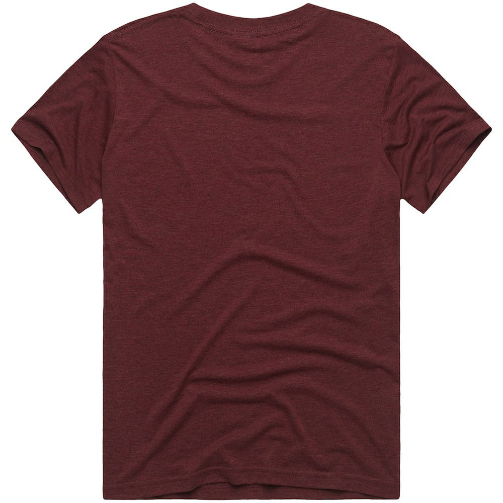Washington Commanders Homage x The Simpsons Unisex Tri-Blend T-Shirt - Burgundy T-shirts