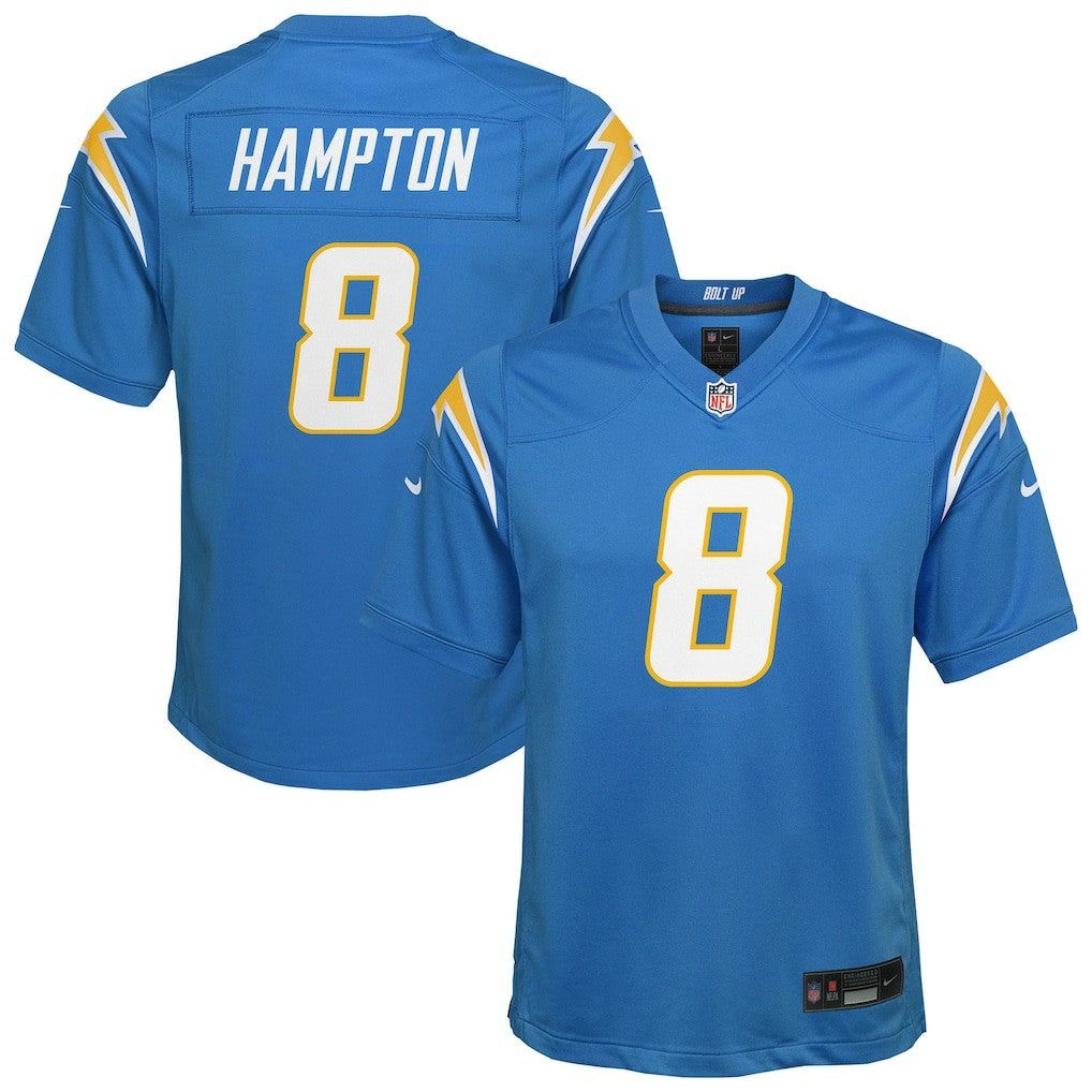 Omarion Hampton Los Angeles Chargers Youth Team Game Jersey - Powder Blue Jerseys