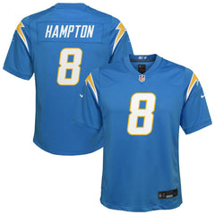 Omarion Hampton Los Angeles Chargers Youth Team Game Jersey - Powder Blue Jerseys