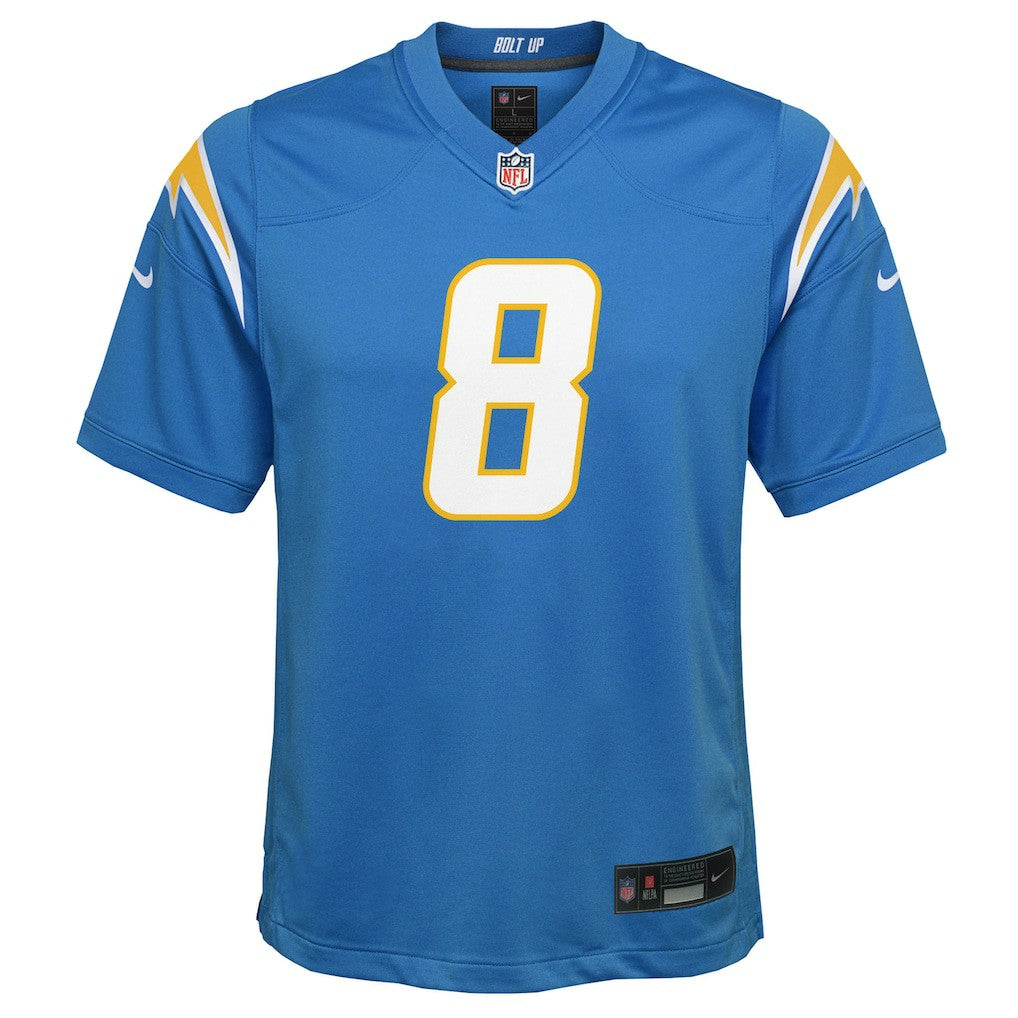 Omarion Hampton Los Angeles Chargers Youth Team Game Jersey - Powder Blue Jerseys