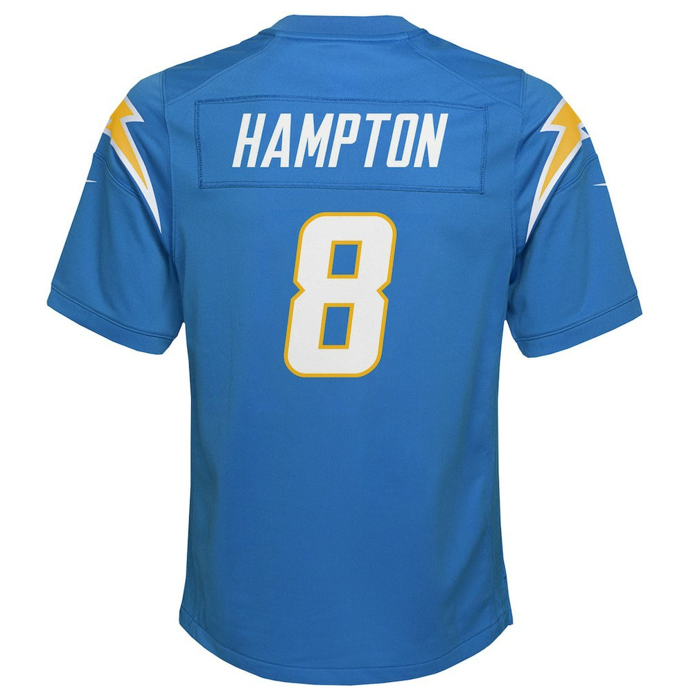 Omarion Hampton Los Angeles Chargers Youth Team Game Jersey - Powder Blue Jerseys
