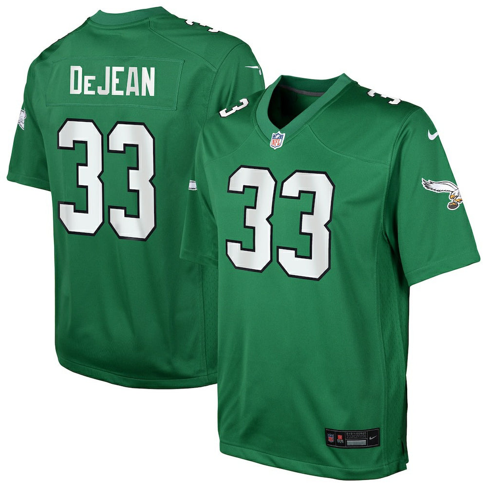 Cooper DeJean Philadelphia Eagles Youth Alternate Game Jersey - Kelly Green Jerseys