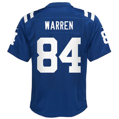 Tyler Warren Indianapolis Colts Youth Team Game Jersey - Royal Jerseys