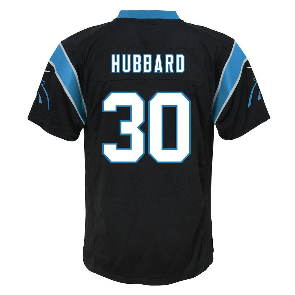 Chuba Hubbard Carolina Panthers Youth Team Game Jersey - Black Jerseys