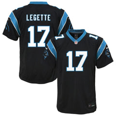 Xavier Legette Carolina Panthers Youth Team Game Jersey - Black Jerseys