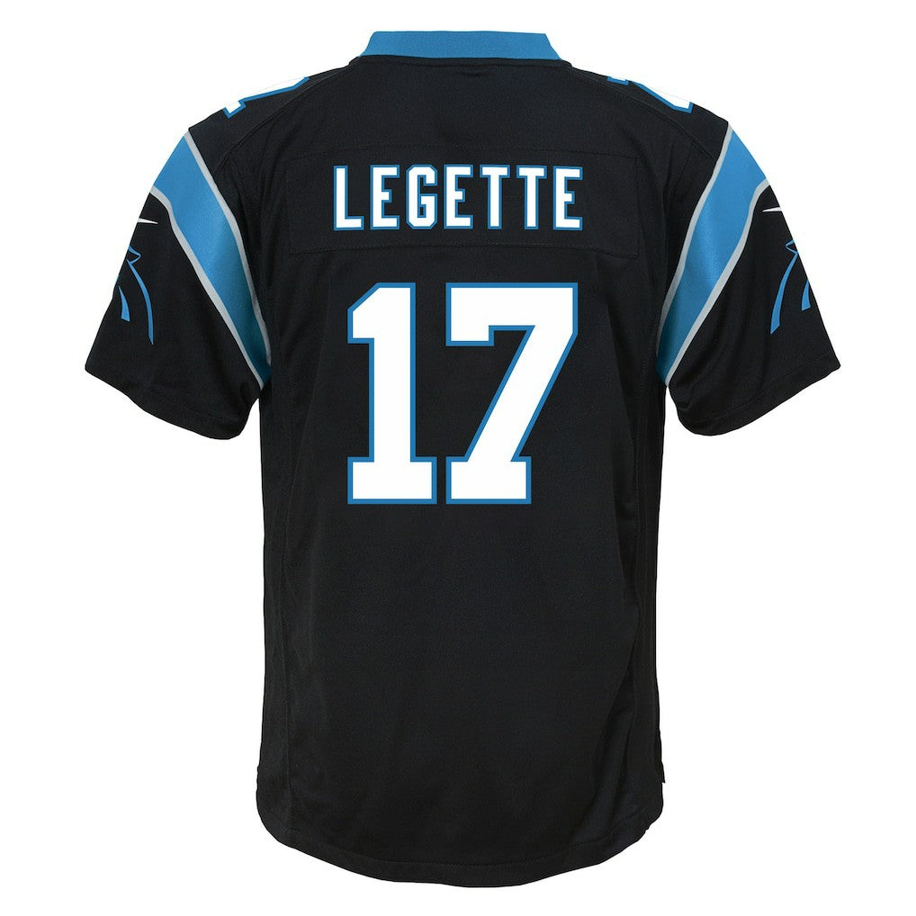 Xavier Legette Carolina Panthers Youth Team Game Jersey - Black Jerseys