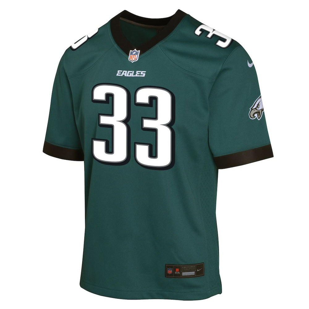 Cooper DeJean Philadelphia Eagles Youth Game Player Jersey - Midnight Green Jerseys