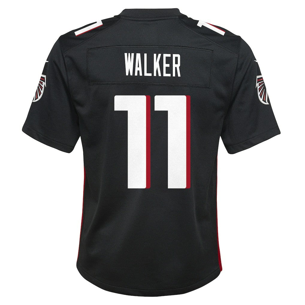 Jalon Walker Atlanta Falcons Youth Team Game Jersey - Black Jerseys