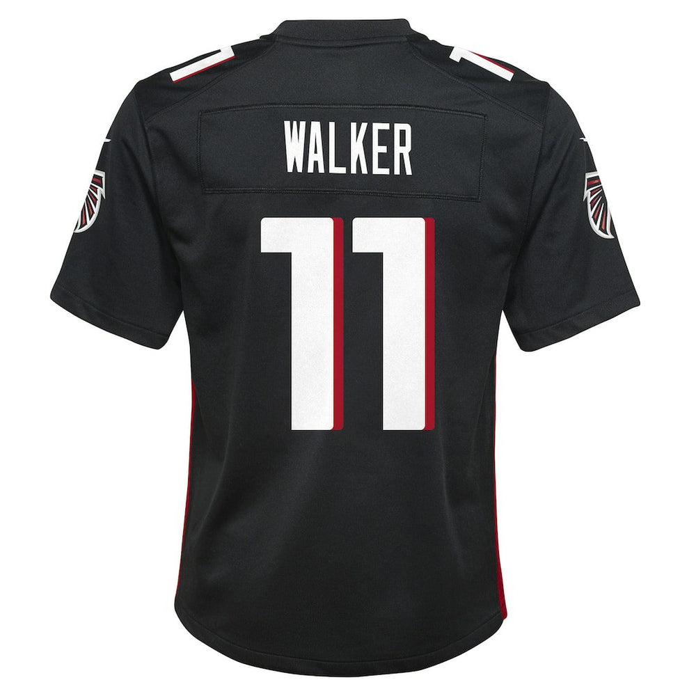 Jalon Walker Atlanta Falcons Youth Team Game Jersey - Black Jerseys