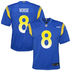 Jared Verse Los Angeles Rams Youth Team Game Jersey - Royal Jerseys