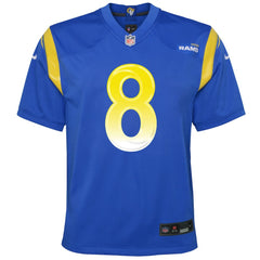 Jared Verse Los Angeles Rams Youth Team Game Jersey - Royal Jerseys