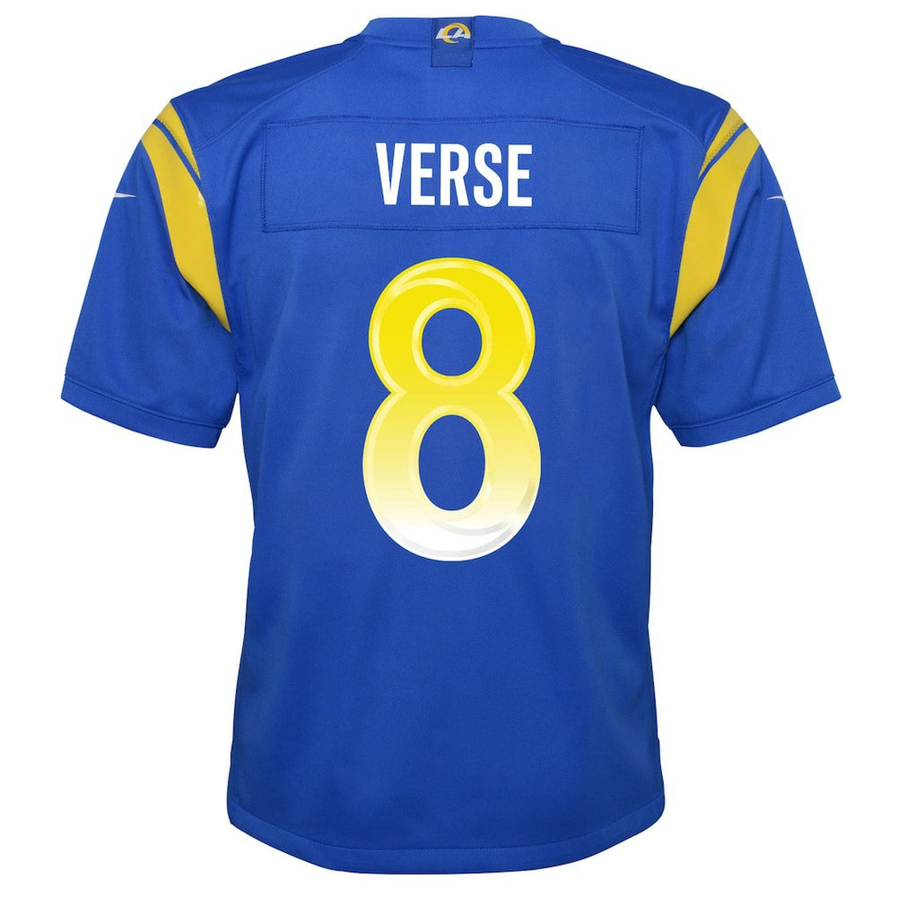 Jared Verse Los Angeles Rams Youth Team Game Jersey - Royal Jerseys