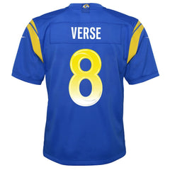 Jared Verse Los Angeles Rams Youth Team Game Jersey - Royal Jerseys