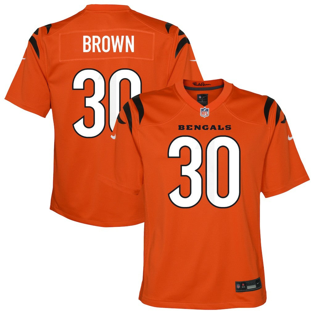 Chase Brown Cincinnati Bengals Youth Youth - Orange