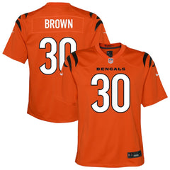 Chase Brown Cincinnati Bengals Youth Youth - Orange