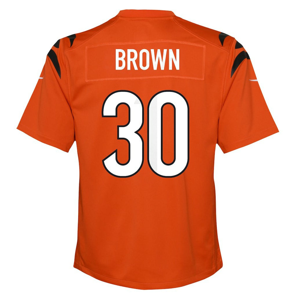 Chase Brown Cincinnati Bengals Youth Youth - Orange